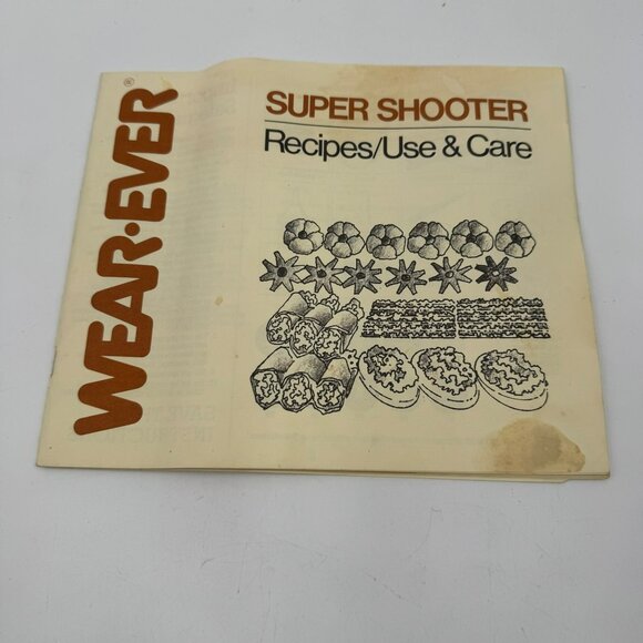 Wear-Ever 70123 Super Shooter Electric Cookie Press *Tested/Working - Picture 11 of 11